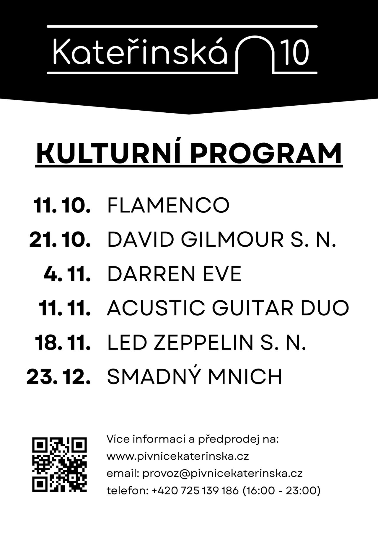 Program Kateřinská 10