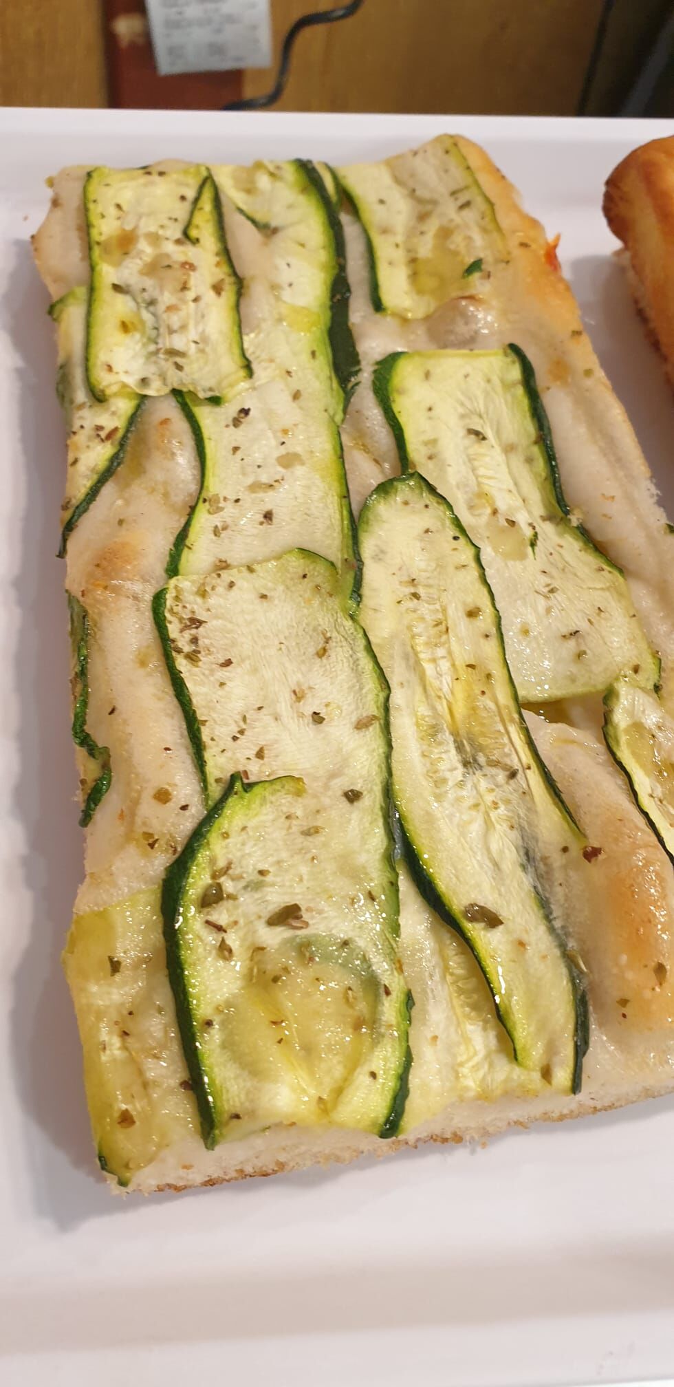 Focaccia con Zucchine