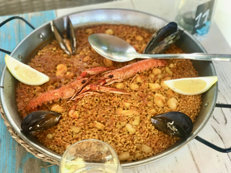 Paella mariscos
