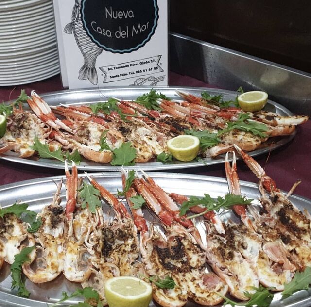 Cigalas a la plancha