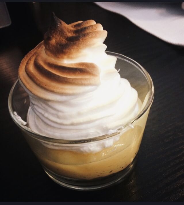 Verrine citron meringuée