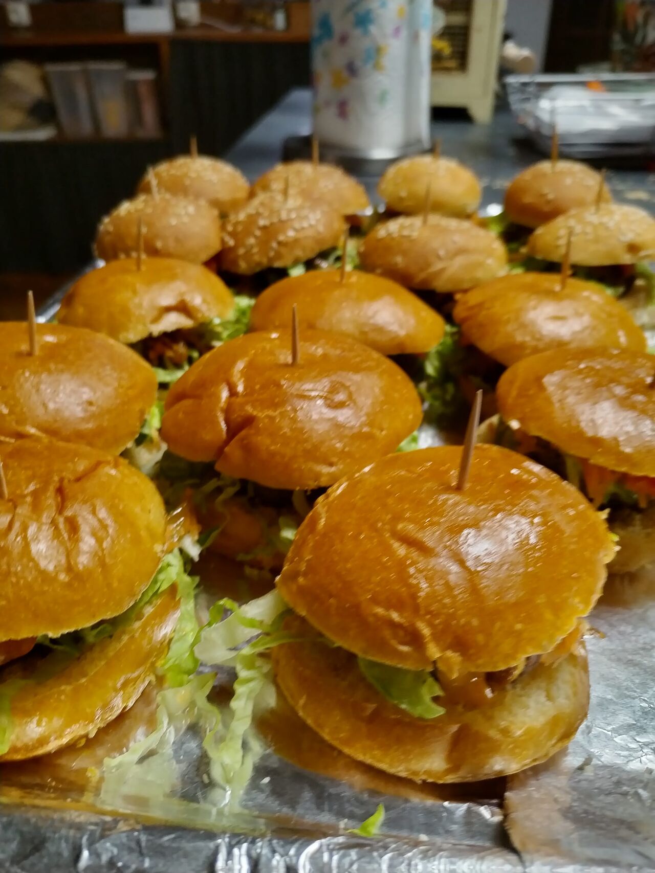 Petits burger apéritifs