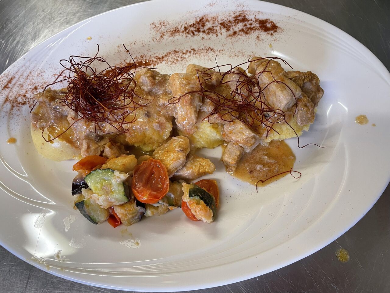 Stufato di maialino con polenta