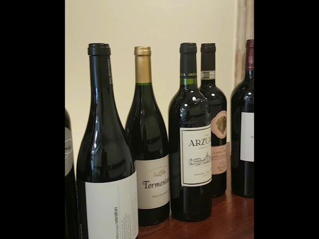 Nuestra carta de tintos.