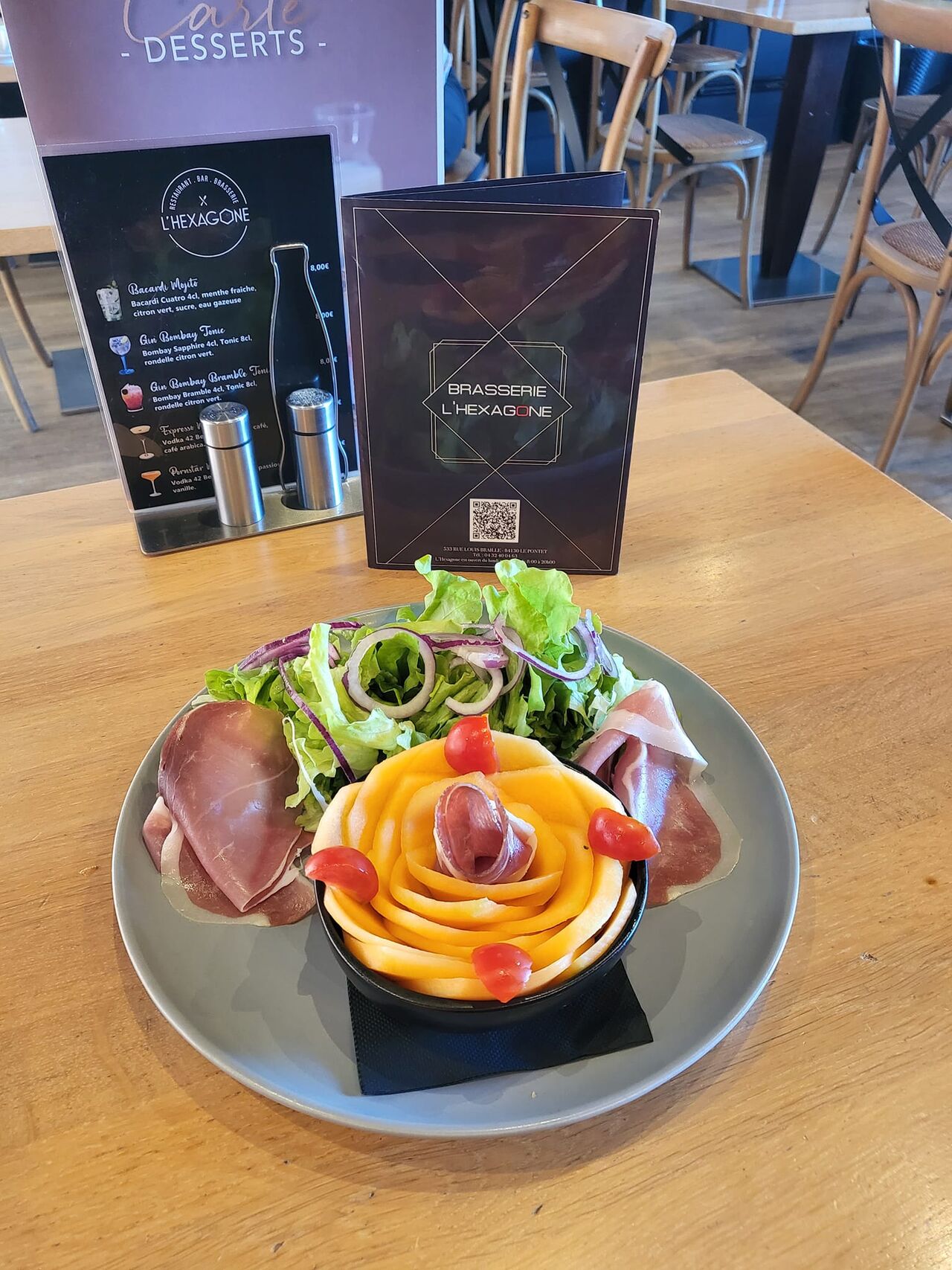 Melon jambon de saison 