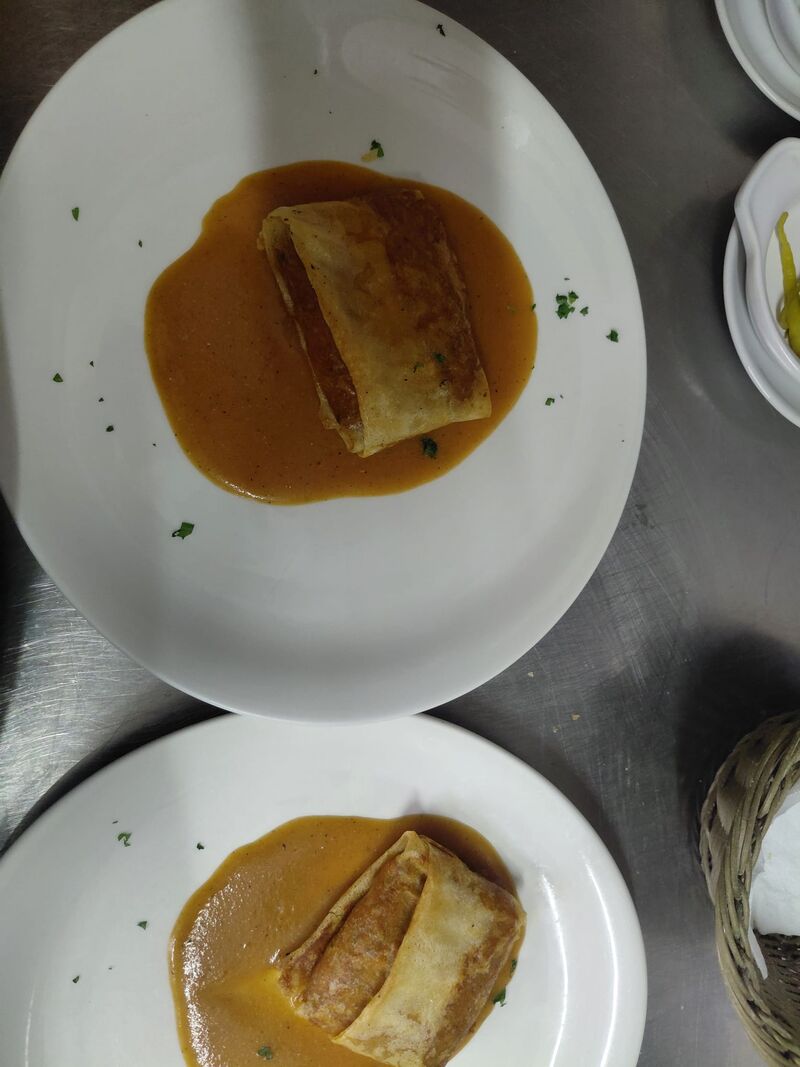 CREPES RELLENOS DE HONGOS