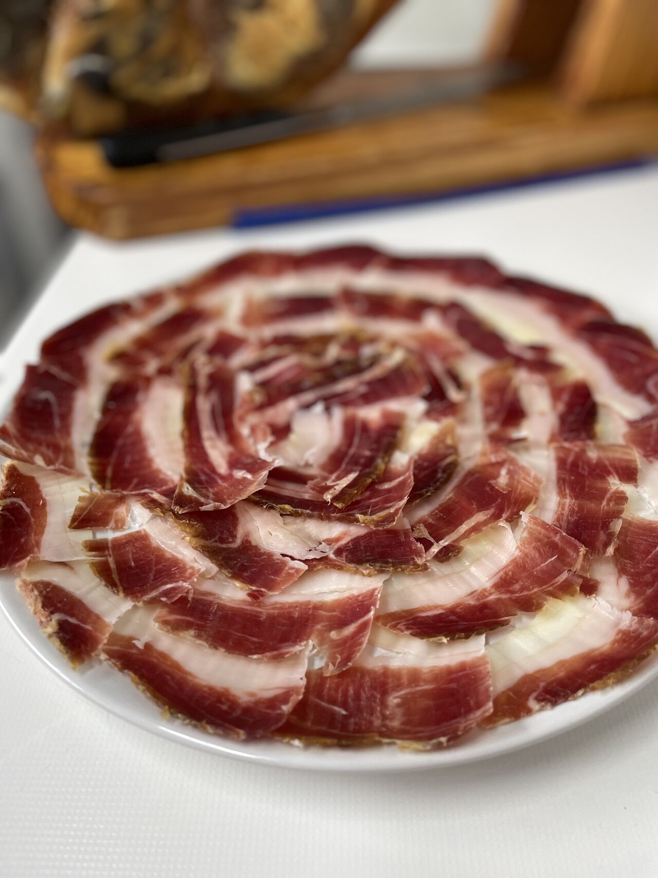 Jamón D.O. Duroc al corte