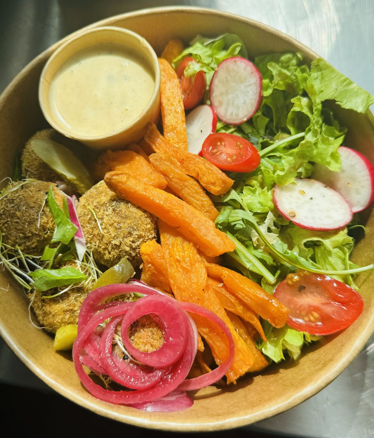 Bitterballen patates douces 