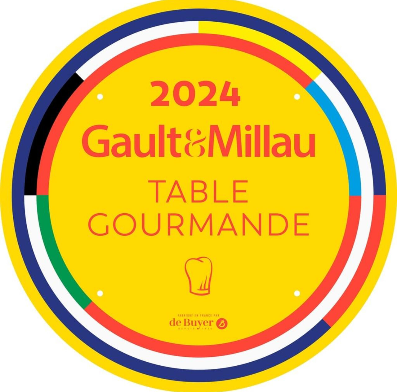 Merci au Gault et Millau pour cette toque