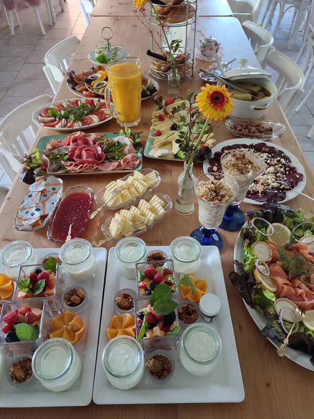 Buffet für Sie am Tisch