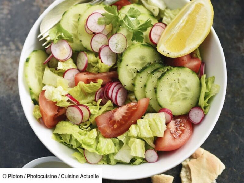 salade fattouche tomate cocombre radis poivron