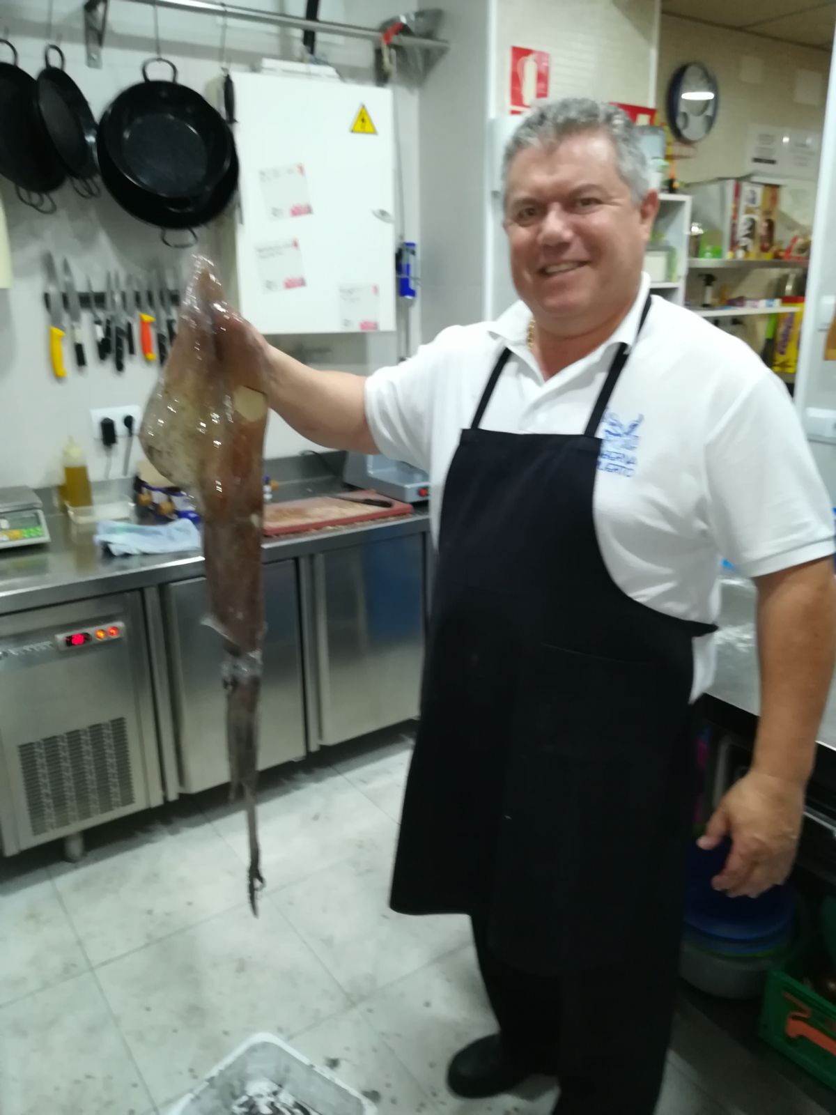 De aperitivo un calamarcito plancha