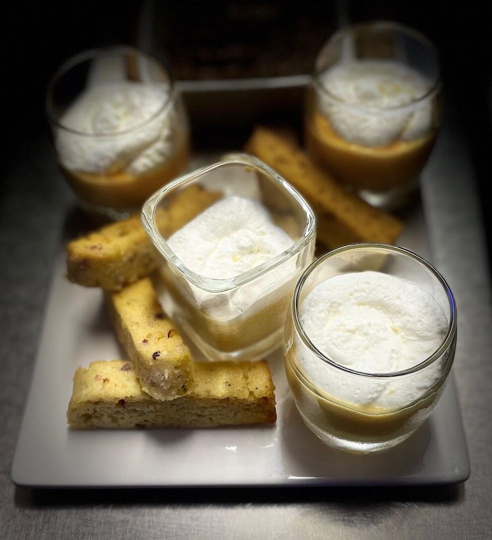 Frites de polenta, Caviar d'aubergine