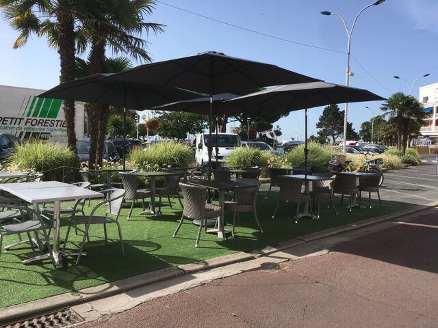 La terrasse extérieure 