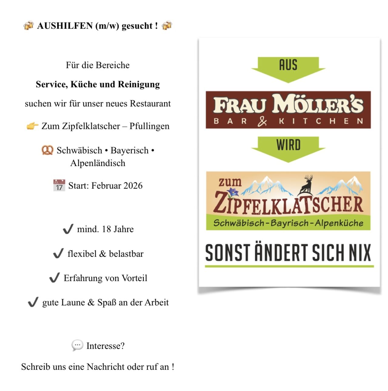 Stellenausschreibungen