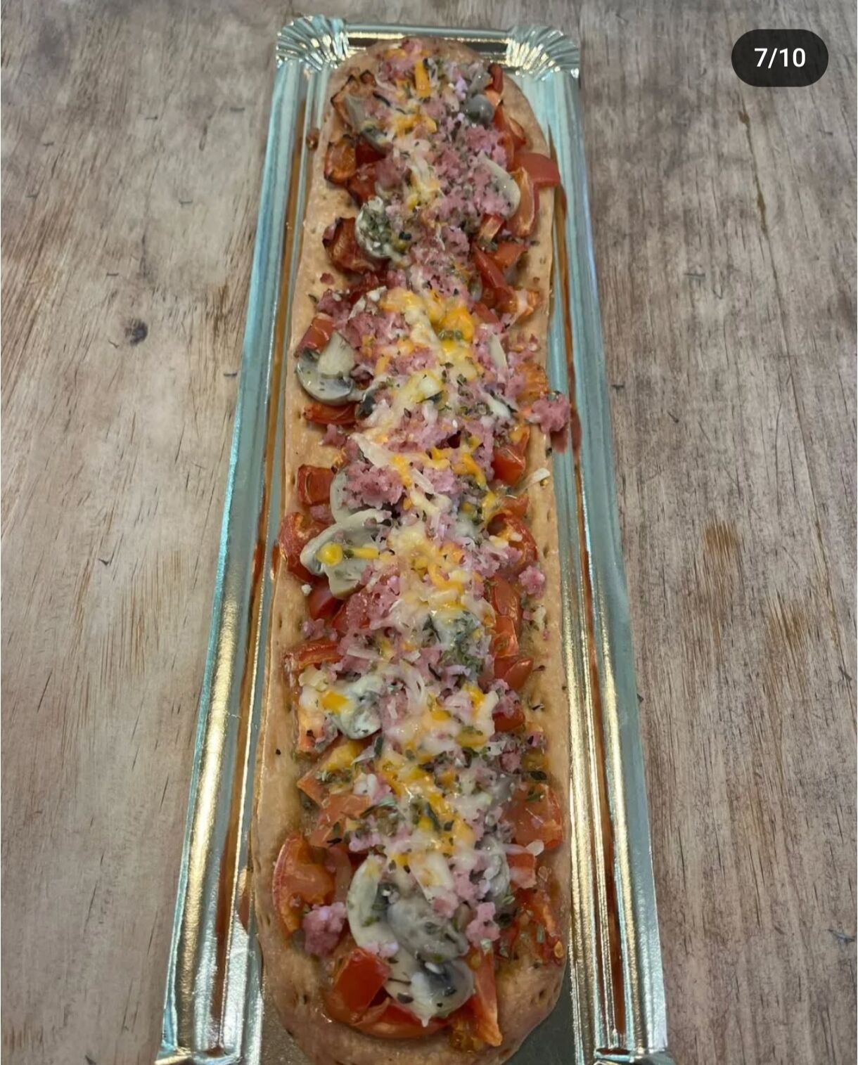 Bacon, Champiñón, Tomate y Queso