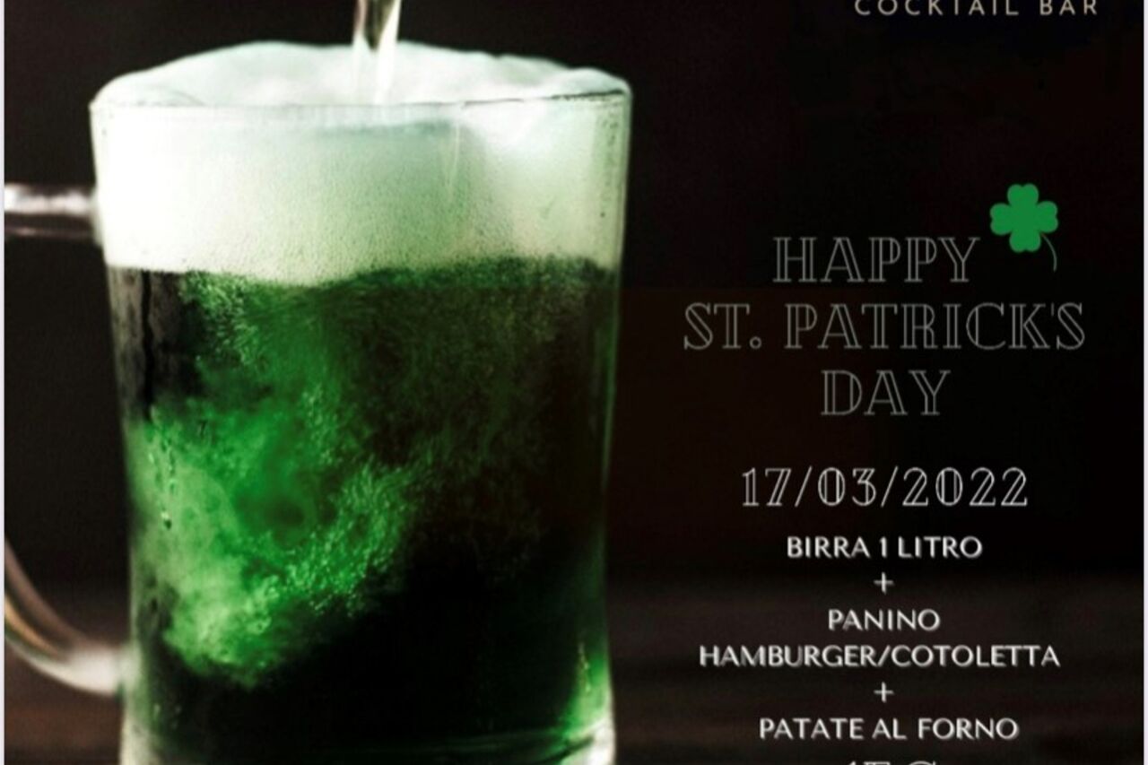 FESTEGGIA IL GIORNO DI SAN PATRIZIO CON NOI!