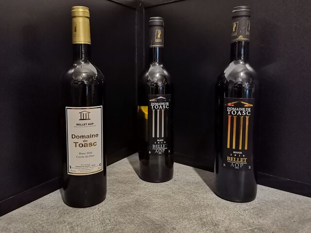 Domaine de Toasc AOP Bellet=Blanc 2018=28.50€ / Blanc Cuvée du Père 2016=30.90€ / Rouge 2016=29.50€ 