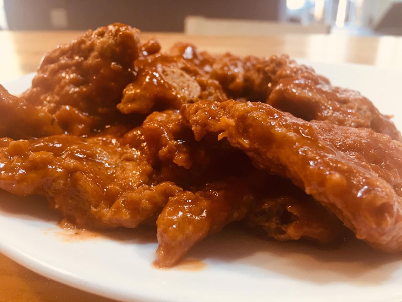 Carne en salsa ( plato de menú semanal ) 