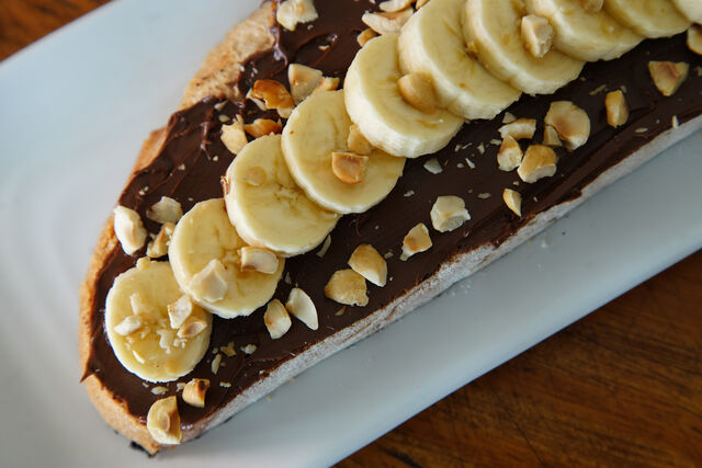 Tosta de nutella