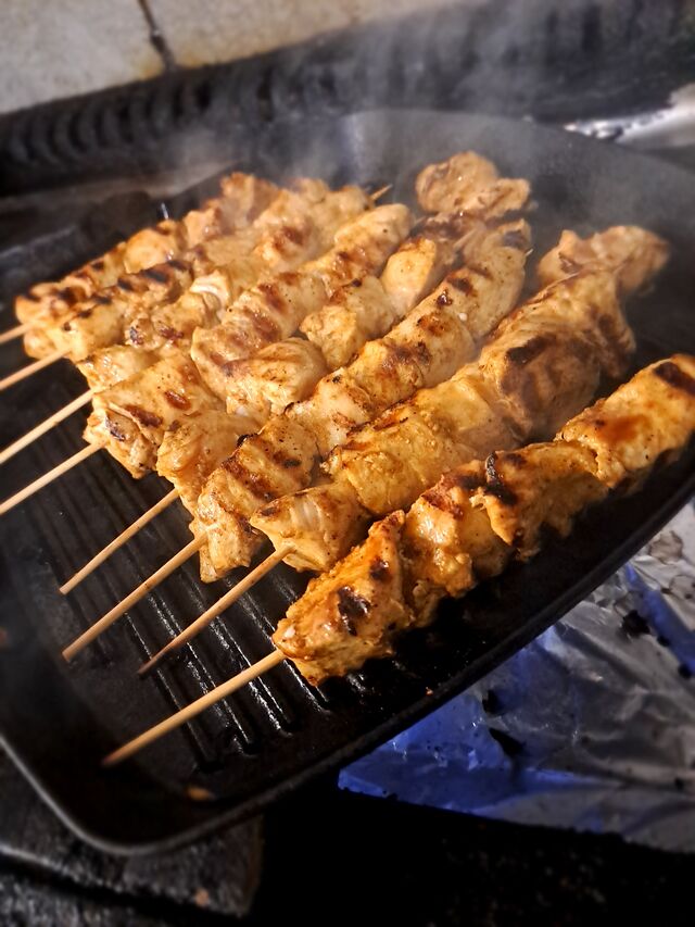 Brochettes de poulet