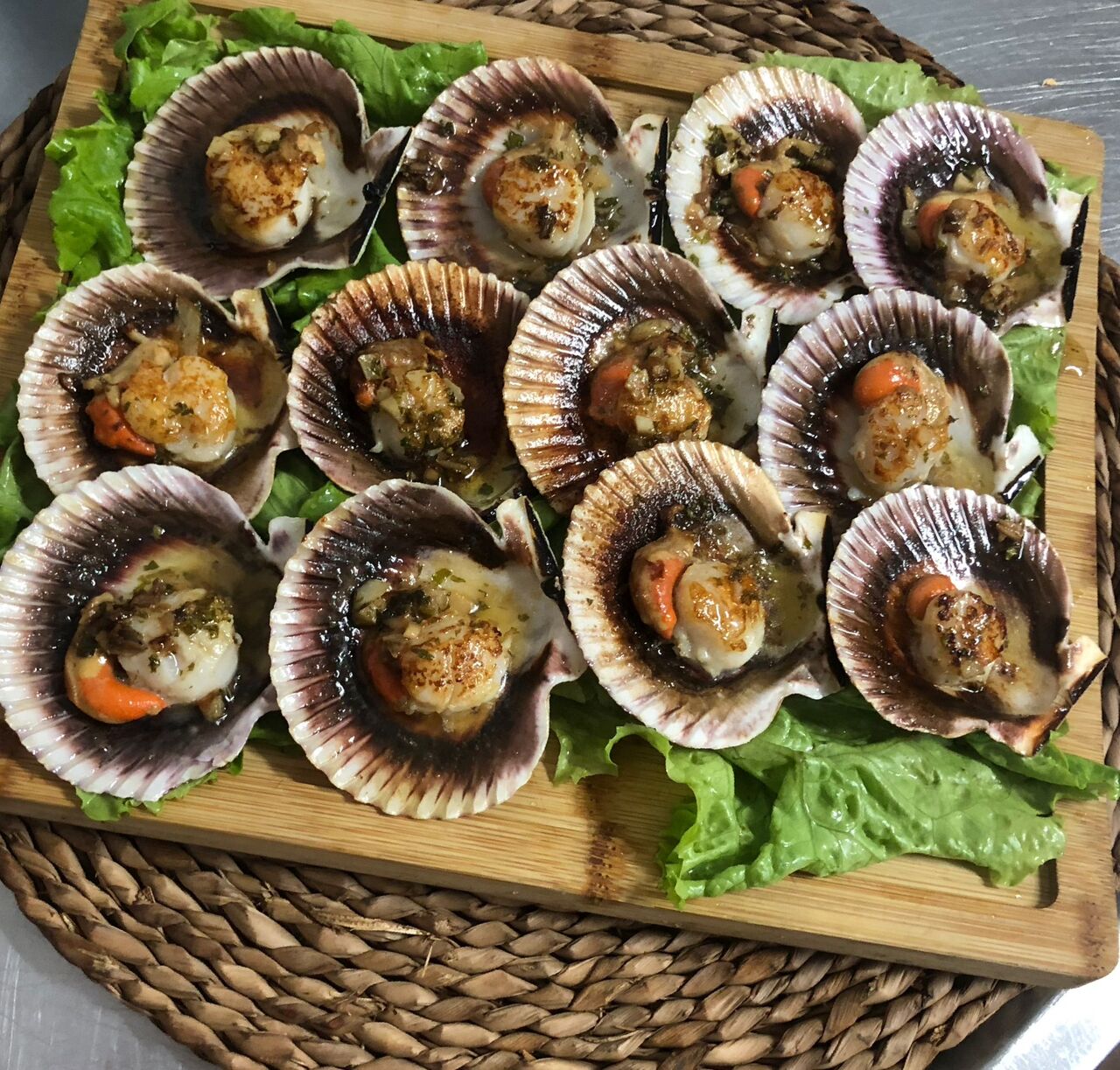 Zamburiñas a la Plancha 