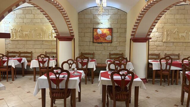 Inside of the restaurant