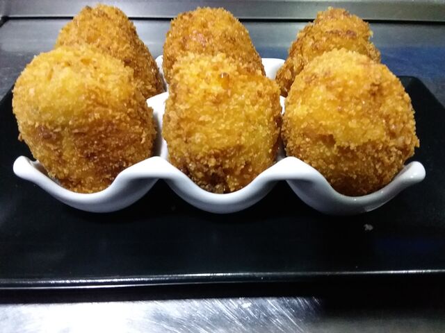 #Croquetas caseras de jamón 