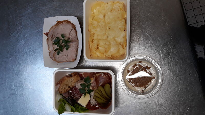 Menu du jour a emporter 