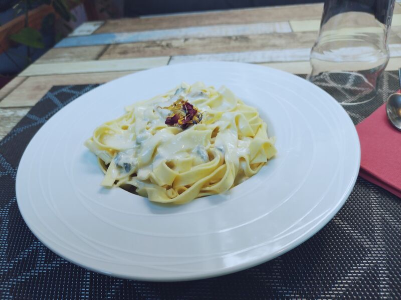 Tagliatelles fraîches au Gorgonzola ou au Chaource