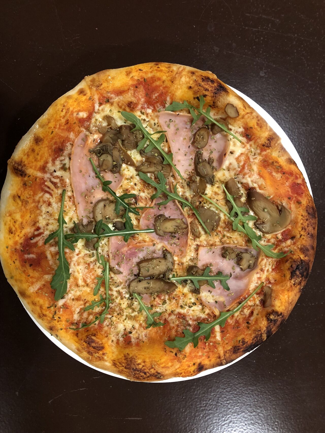 Pizza Schinken/Pilze