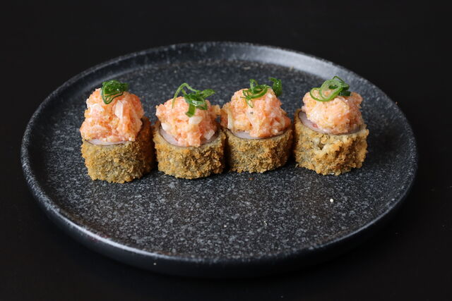 Tempura roll - Mini spicy salmon 