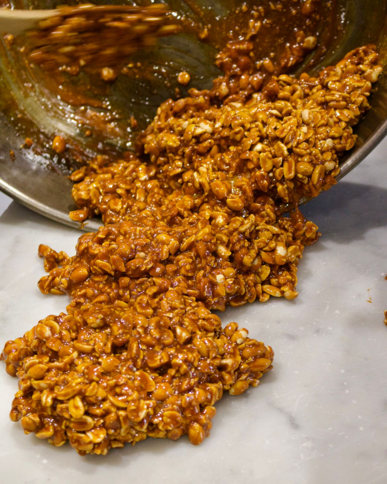 Nouveauté craquante : les cacahouètes caramélisées maison 🥜