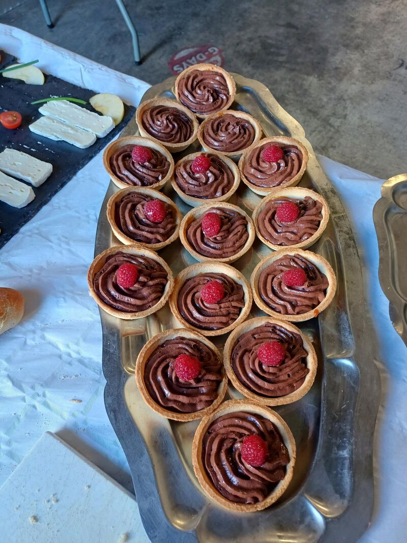 tartelette caramel chocolat