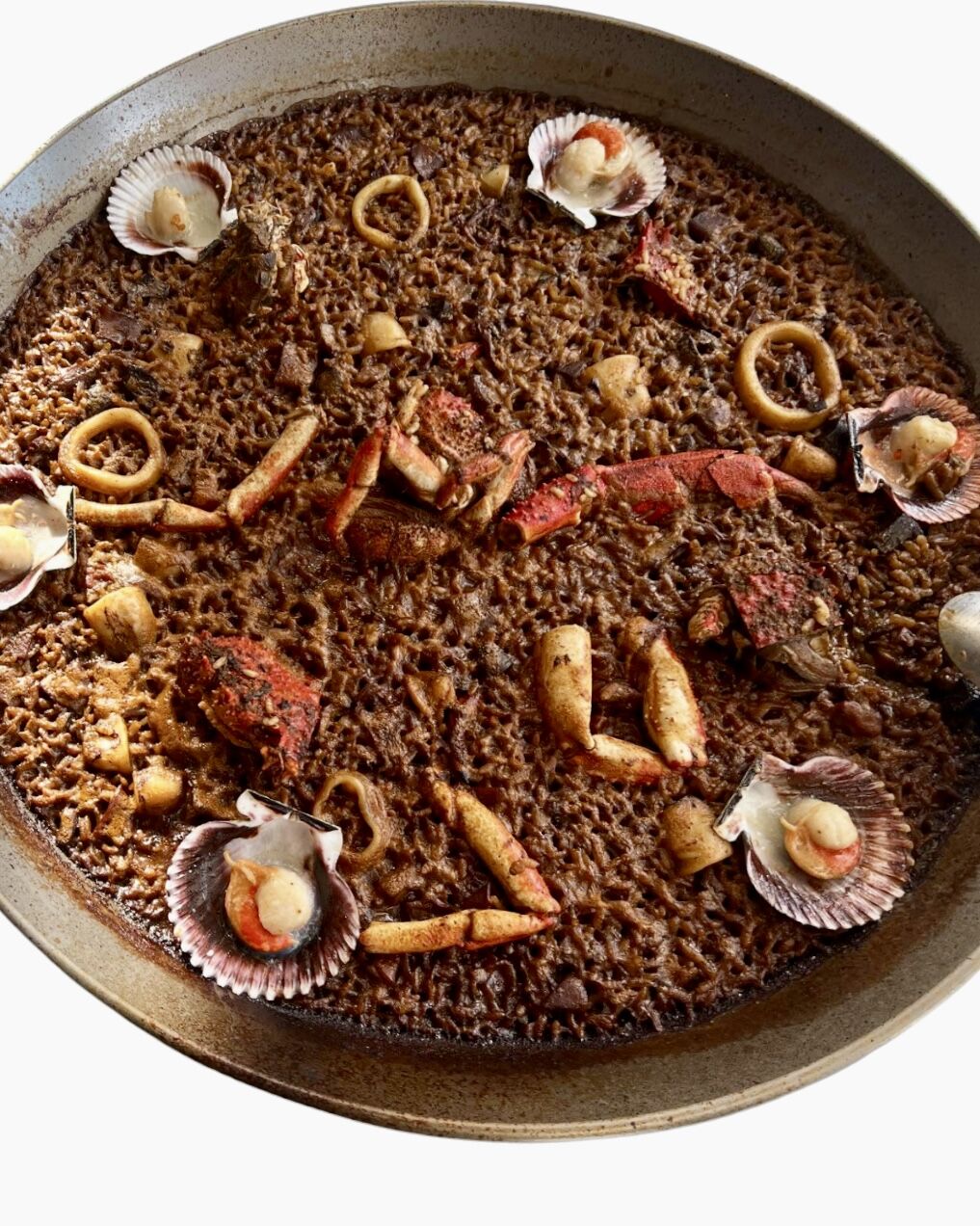 Arroz de centollo y zamburiñas 