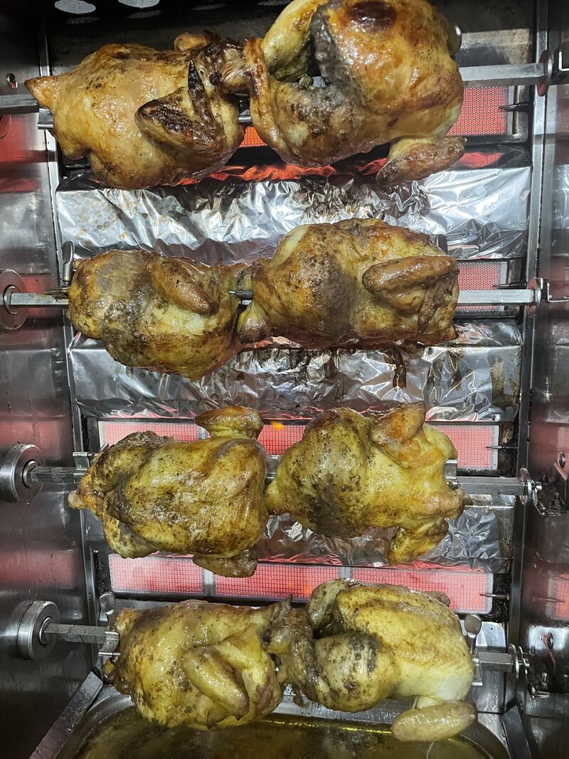 Pollos a l’ast