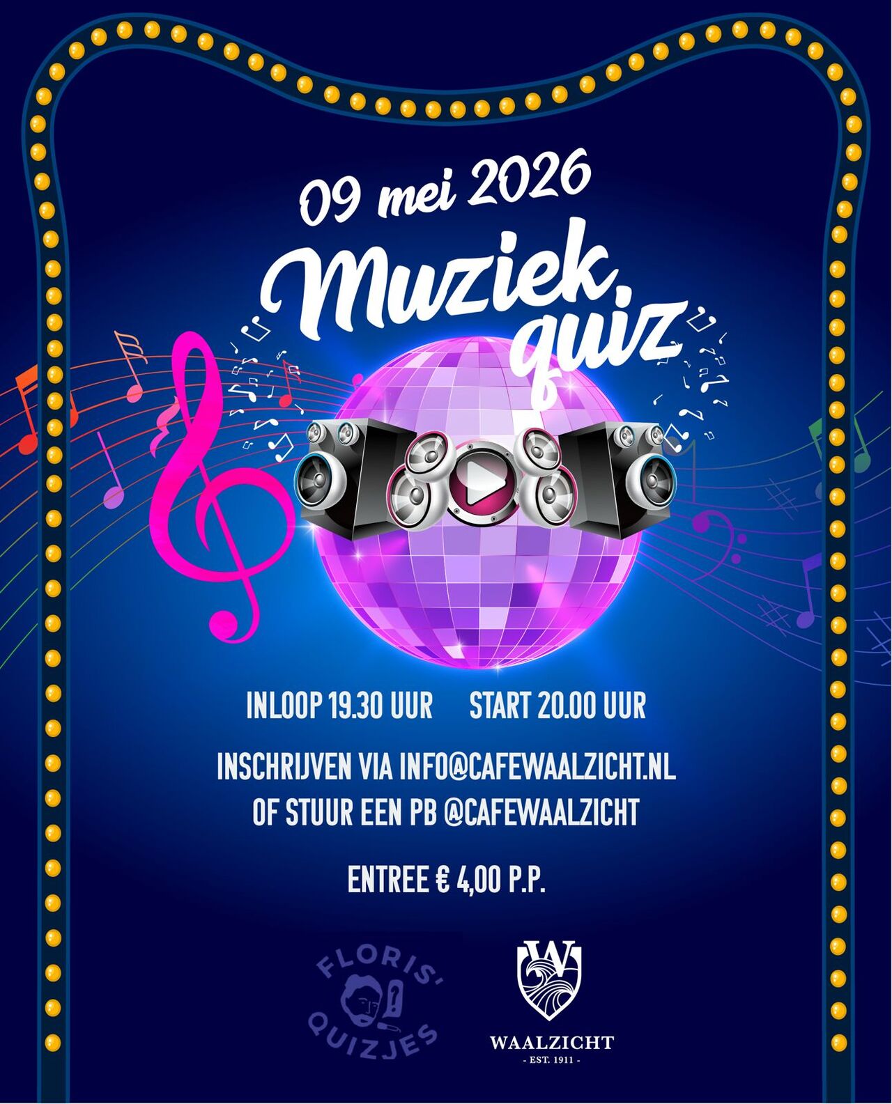MUZIEKQUIZ zaterdag 9 mei