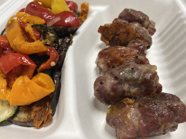 Menù bombette con contorno 