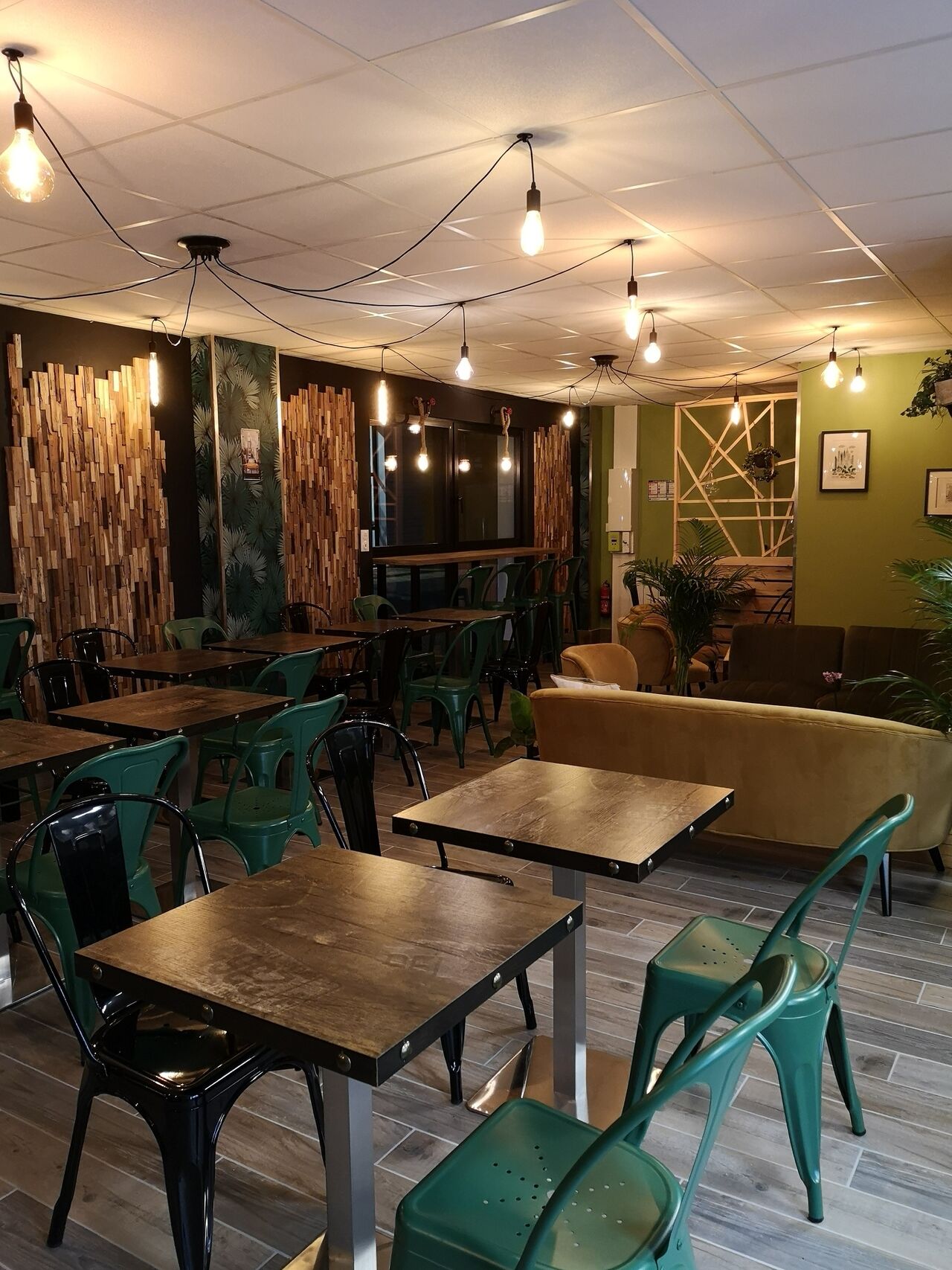 La salle de restauration cosy