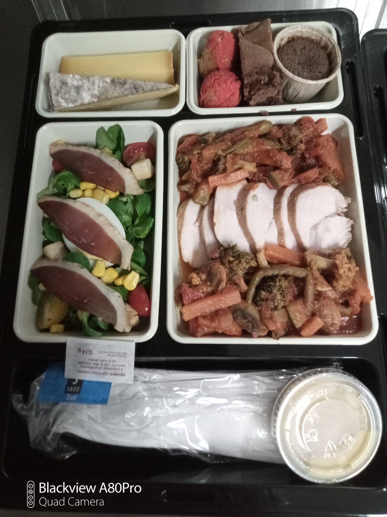 Plateau repas froid