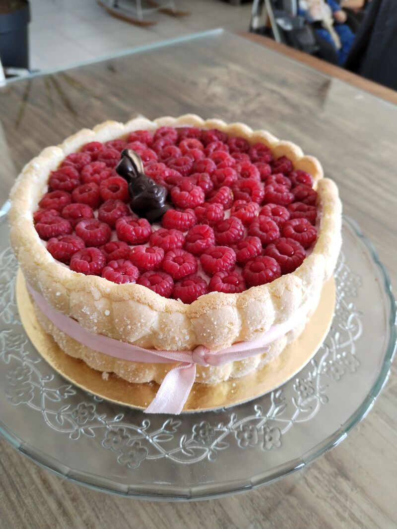 Charlotte aux framboises