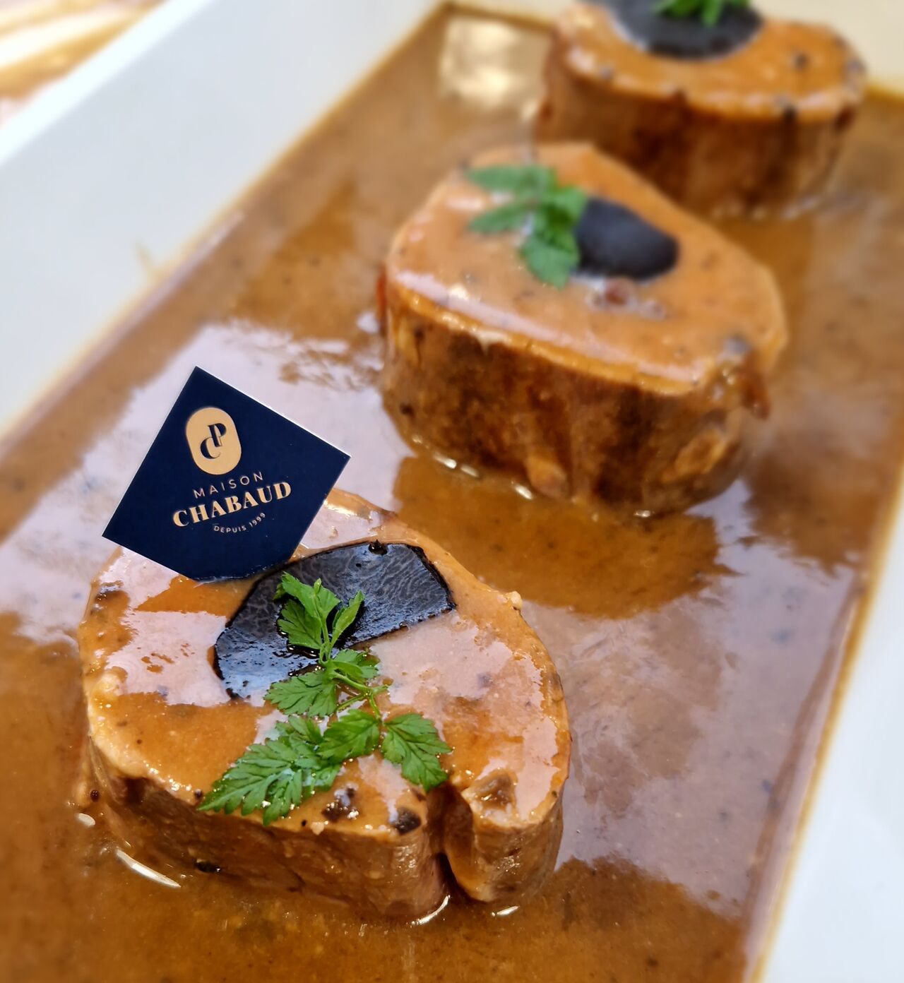 Mignon de veau aux éclats de truffes