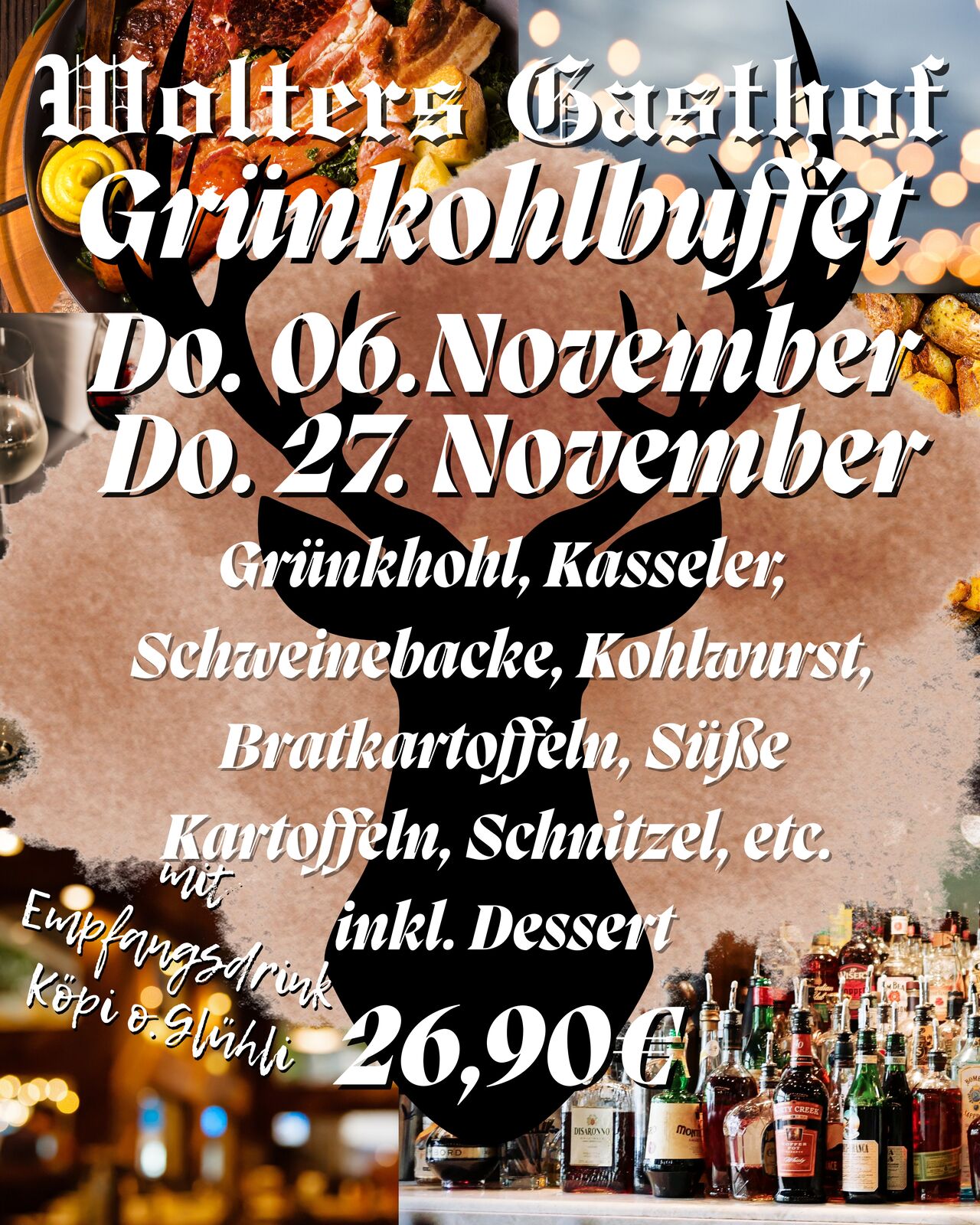 Grünkohl Buffet im November