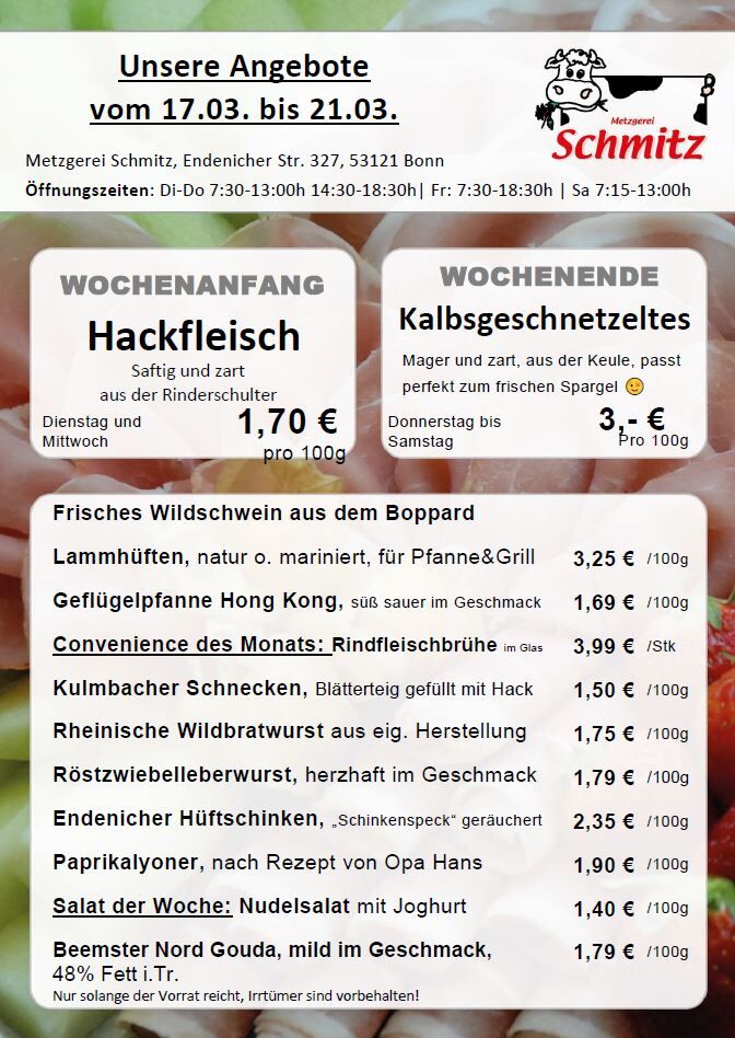 Unser Angebot für diese Woche: