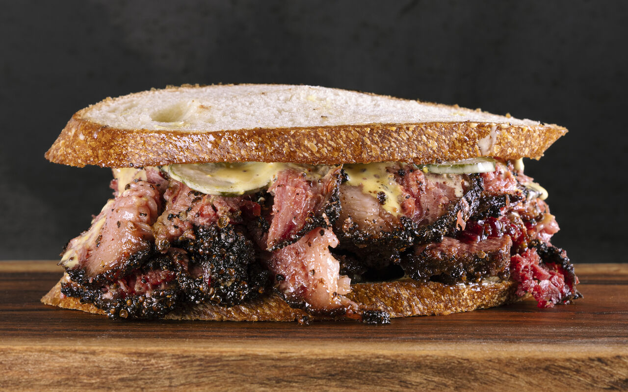 Joe's patzesco pastrami 