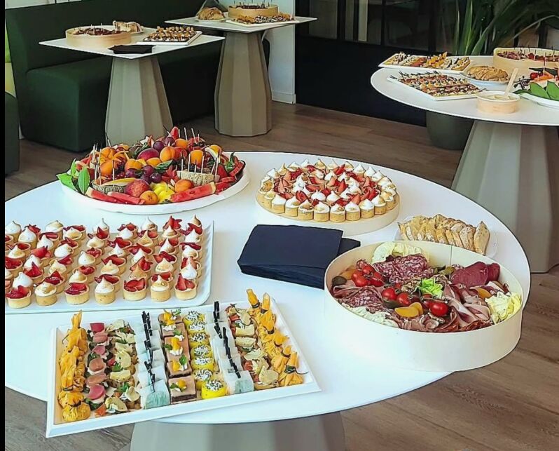 Prestation à Massy : 400 convives sur deux temps forts / 200 le midi, 200 le soir.