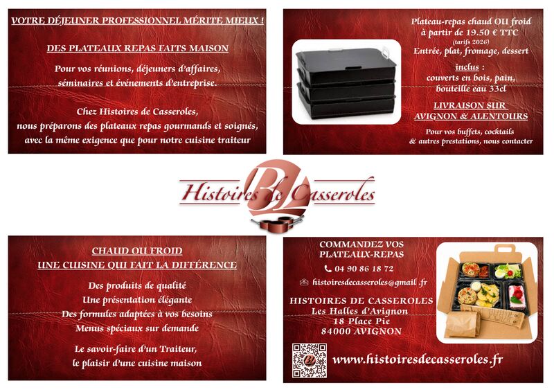 Plateaux repas