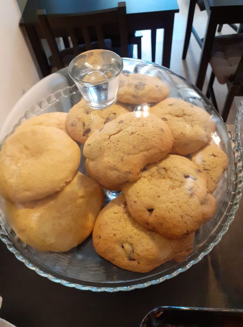 Mes cookies maison chocolat blanc, chocolat au lait et chocolat noir suivant les semaines
