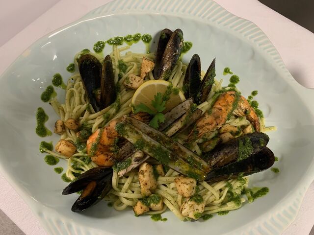Linguines aux fruits de mer frais