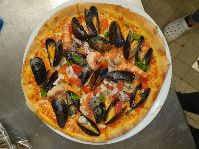 Pizza frutti di mare
